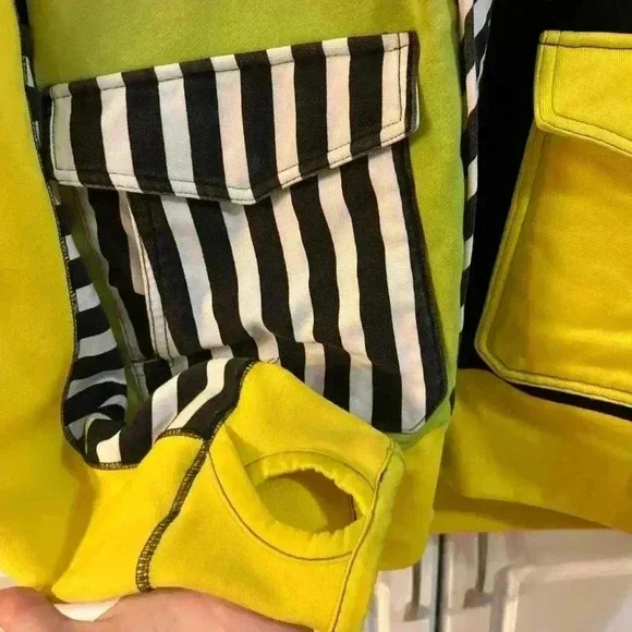 Volcom Yellow and Black Striped Jacket - Picture 6 of 6